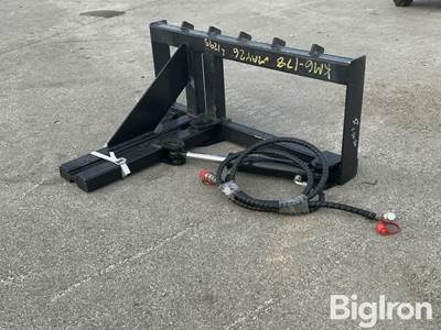 2026 GIYI Skid Steer TREE/POST Puller, 8" Post, 6" Tree Capacity