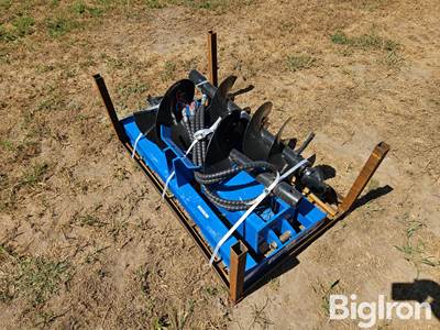 2026 GIYI Post Hole Auger Skid Steer Attachment