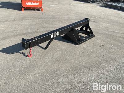 2026 GIYI TB Forklift Telescopic Boom, Forklift Pocket Mount, 132" Max Length, 3,300 Lb Load
