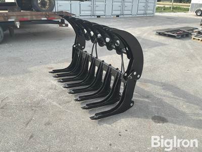 2026 GIYI CLG72 72" Curved Log Grabble Skid Steer Attachment