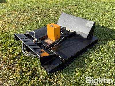 2025 GIYI BC63 57" Skid Steer Brush Cutter, Universal Mounting Plate