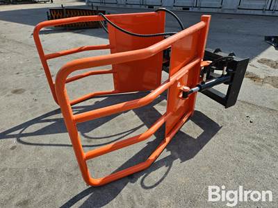 2025 GIYI CL100 Skid Steer Clamp/Grabber Bale Mover Attachment, 40"-100" Width