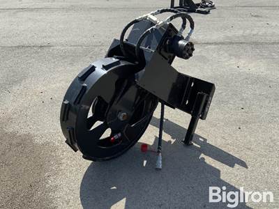 2026 GIYI CW38 Mini Skid Steer Vibratory Compaction Wheel, Unused, 4.5" Width, 25" OD