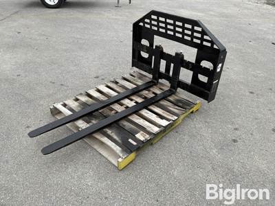 2026 GIYI DHC Skid Steer Pallet Fork Attachment, 59" Forks, 2,650 Lb Capacity