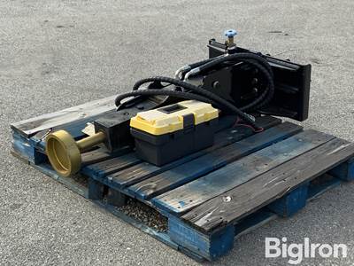 2025 GIYI GY-D45 Mini Post Pounder Skid Steer Attachment