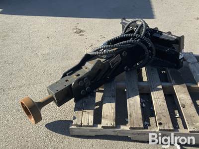 2025 Giyi GY-D45 Mini Skid Steer Loader Pile Hammer (post driver)