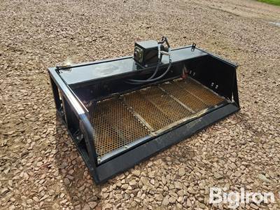 2025 Giyi GY-VB59 59" Vibrating Skeleton Skid Steer Bucket, Standard/Universal Mount