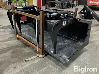 2025 GIYI PG72 72" Skid Steer Plate Grabber Grapple Bucket