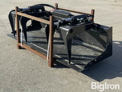 2025 Giyi PG72 72" Skid Steer Plate Grabber Grapple Bucket
