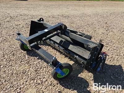 2026 GIYI PR71 71" Power Rake Skid Steer Attachment