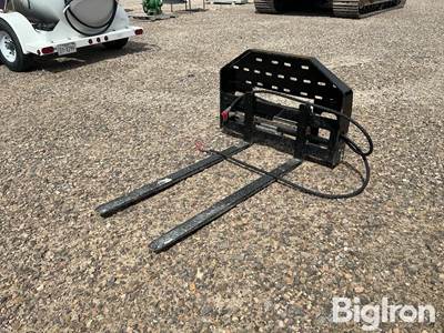 2025 GIYI SF60 Hydraulic Side Shift Skid Steer Pallet Forks, 3.0" x 59.0"