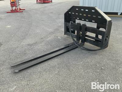 2026 GIYI SF60 Skid Steer Side Shift Pallet Fork Attachment, 60" Forks 2,645 lb Cap