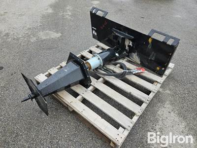 2025 GIYI SSW55 Skid Steer Steel Fence Wire Winder, 55" Working Width