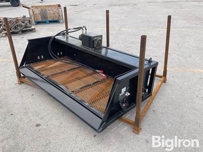 2026 GIYI VB79 79" Skid Steer Vibrating Rock Screen Bucket, Standard/Universal Mount