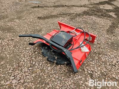 2026 GIYI X-DM43 48" Disc Mulcher Skid Steer Attachment, Universal Mount, 54 Blades