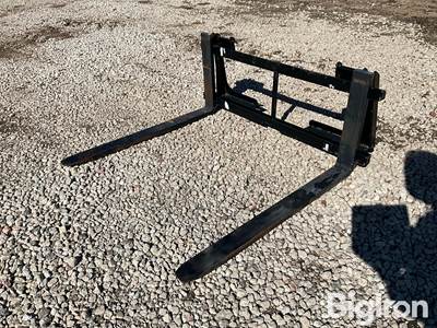 HLA 42” Pallet Fork Skid Steer Attachment