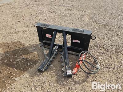 Industrias America Easy Man Tree And Post Puller Skid Steer Attachment