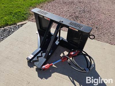 Used 2025 Industrias America Easy Man Tree & Post Puller Skid Steer Attachment, 22.5" Jaws