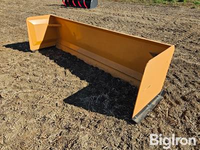 2025 Industrias America SP10 Snow Pusher Skid Steer Attachment with Universal Mounting Plate