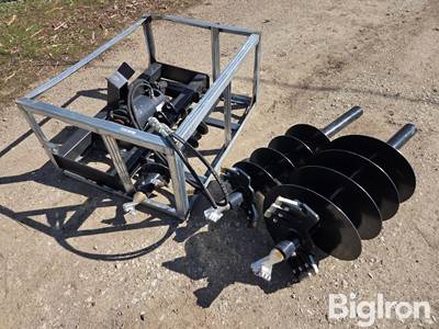 2025 JCT Post Hole Digger, Universal Mount, 8", 12" & 18" Bits