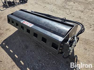 JCT 6' Steel Vibratory Roller Skid Steer Attachment, Universal Mount