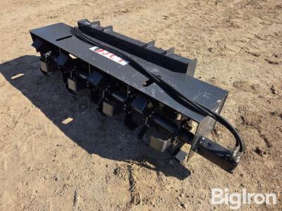 2025 JCT 6' Rotary Tiller Skid Steer Attachment, Universal Mount