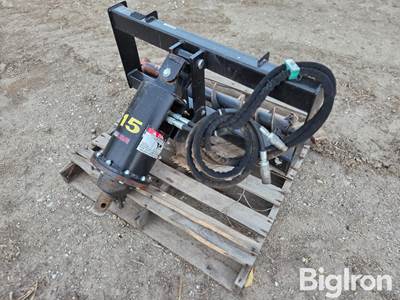 JCT Posthole Digger Attachment with 6.5" Bit, Hoses and Couplers