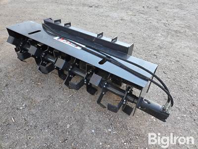 2025 JCT 6' Bi-Directional Skid Steer Tiller Attachment, Universal Mount