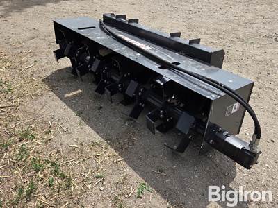 2024 JCT 6' Rotary Tiller Skid Steer Attachment, Universal Mount