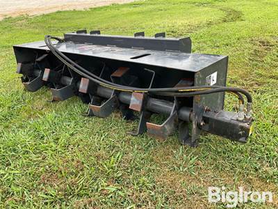 JCT 72" Hydraulic Skid Steer Tiller Attachment