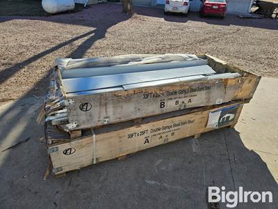 2025 KJ K3325 33' x 25' Double Garage Steel Shed