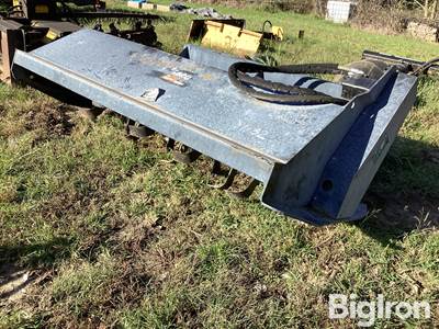 Land Honor 6' Rotary Tiller Skid Steer Attachment, 7' Overall Width
