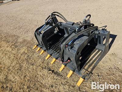 2025 Land Honor RGB-11-72W Rock Bucket Grapple Skid Steer Attachment