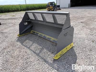 2020 MDS SS 8' Snow Pusher with Skid Steer Bolt-On Attachment