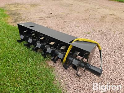 2025 Mid-State 6' Hydraulic Tiller Skid Steer Attachment, Universal Mount