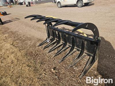 2025 Mid-State E-Series Root Rake Grapple Skid Steer Attachment