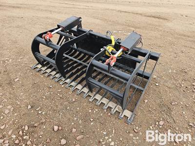 Mid-State E Series Skeleton Grapple Skid Steer Attachment