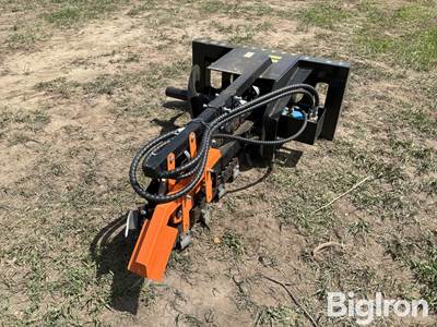 2025 Mower King Trencher Skid Steer Attachment, Unused, Right Side Dirt Discharge