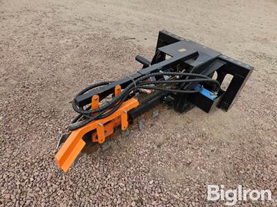 2026 Mower King ECSSCT72 Trencher Skid Steer Attachment, 48" Boom, 18" Auger