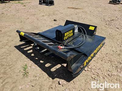 2026 Mower King SSRC 6' Wide Rotary Cutter Skid Steer Attachment, Universal Mount
