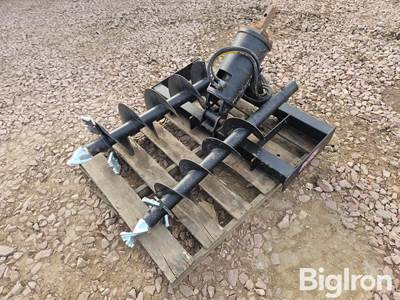2025 Pabreak Post Hole Auger Skid Steer Attachment