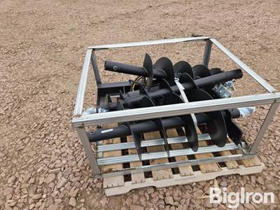 2025 Pabreak Post Hole Auger Skid Steer Attachment w/ 9", 12" & 18" Bits