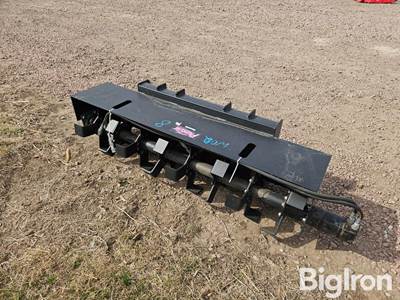 2025 Pabreak 6' Wide Tiller Skid Steer Attachment, Universal Mount, Standard Flow
