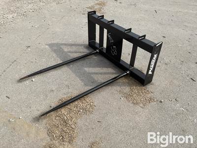 2025 Pabreak Skid Steer Bale Spear, 44" Fork Length, Universal Attachment