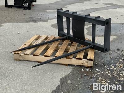 2025 Pabreak GCC56 Skid Steer Bale Forks, 44" Fork Length, Universal Attachment