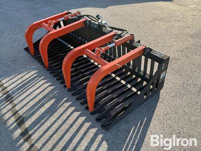 2026 Pabreak RGB240 84" Rock Grapple Bucket, Universal Skid Steer Mount
