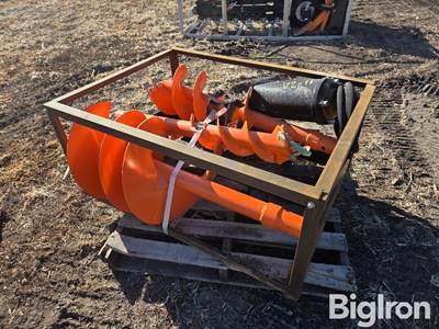 RayTree RMA42 Unused Skid Steer Post Hole Digger