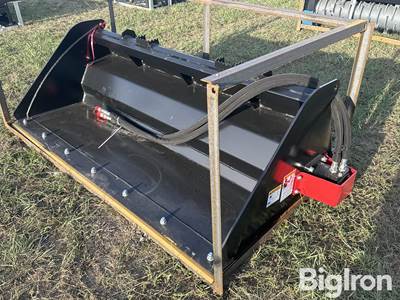 2026 Raytree RMRB72 72" Power Rake Bucket Skid Steer Attachment