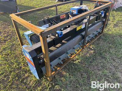 2026 Raytree RMSC78 72" Soil Conditioner Power Rake Skid Steer Attachment