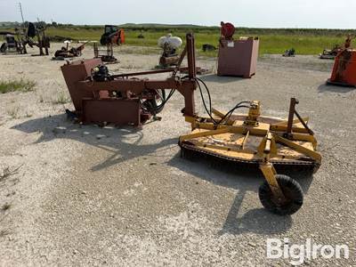 Rhino DB 60 Skid Steer Mount 60" Boom Mower with Champion Electric 3000 lb Winch